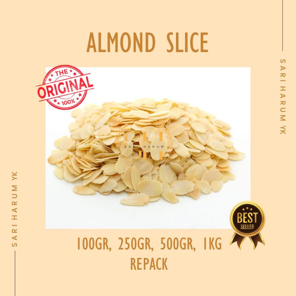 

Kacang almond | Almond slice 1000gr