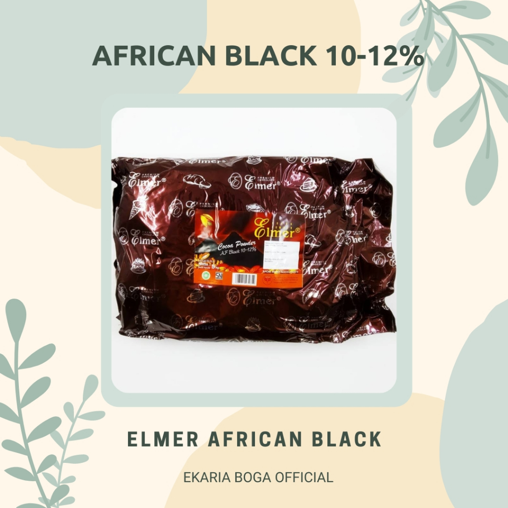 

COCOA POWDER | KAKAO BUBUK | ELMER AF BLACK 10-12% | AFRICAN BLACK FAT 10-12% 5KG
