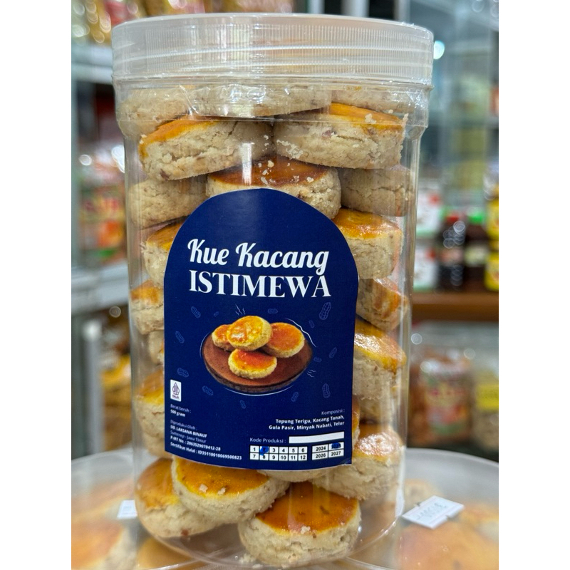 

kue kacang istimewa toples mika