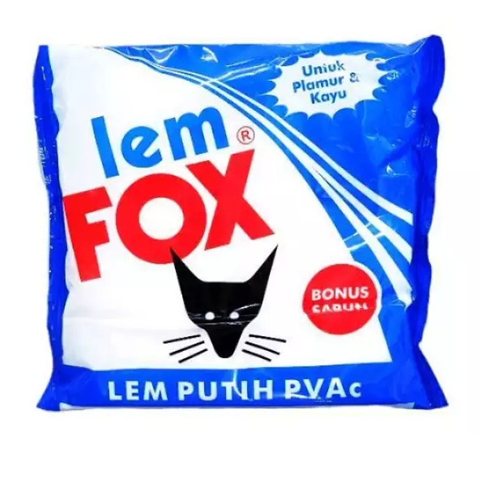 

Lem FOX Putih/ Lem Slime/ Kertas/ Kayu/ PVAc 350&600 Gram