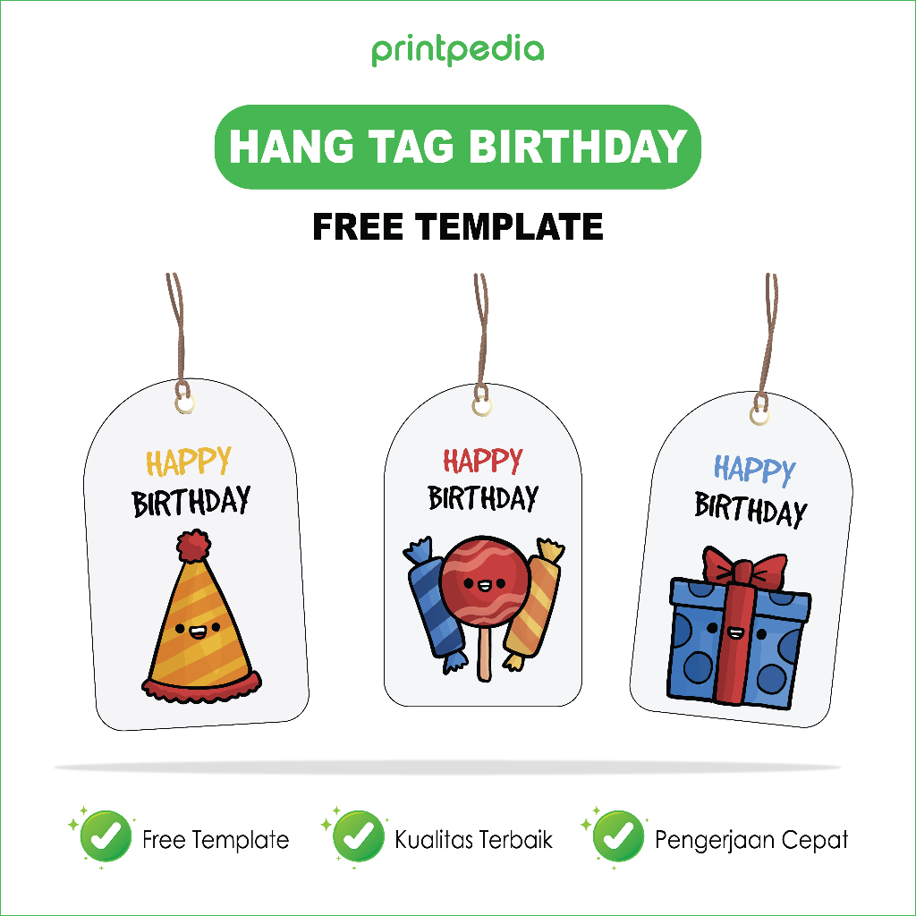 

Hang Tag Ulang Tahun (FREE CUSTOM DESIGN) / Hang Tag Birthday / Hang Tag Custom