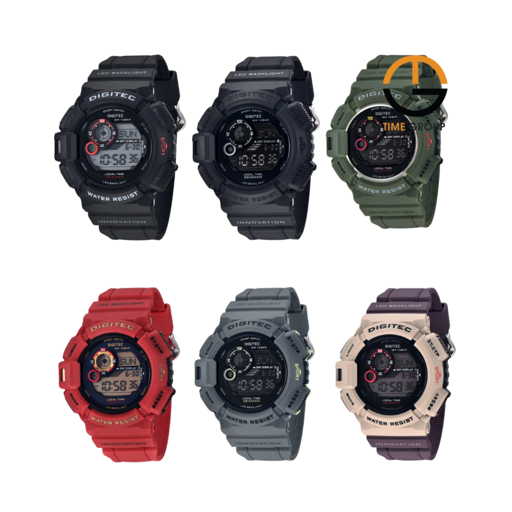 JAM TANGAN PRIA DIGITEC DG5028 DG-5028 DG5028T DG-5028T ORIGINAL
