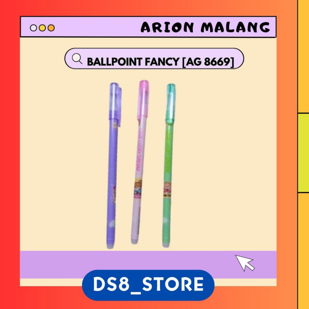 

Pulpen Fancy Diudiu & Daidai 0.5mm [AG8669] FANCY