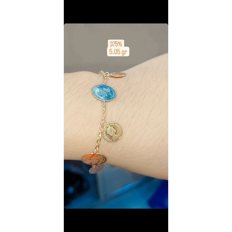 gelang rantai koin