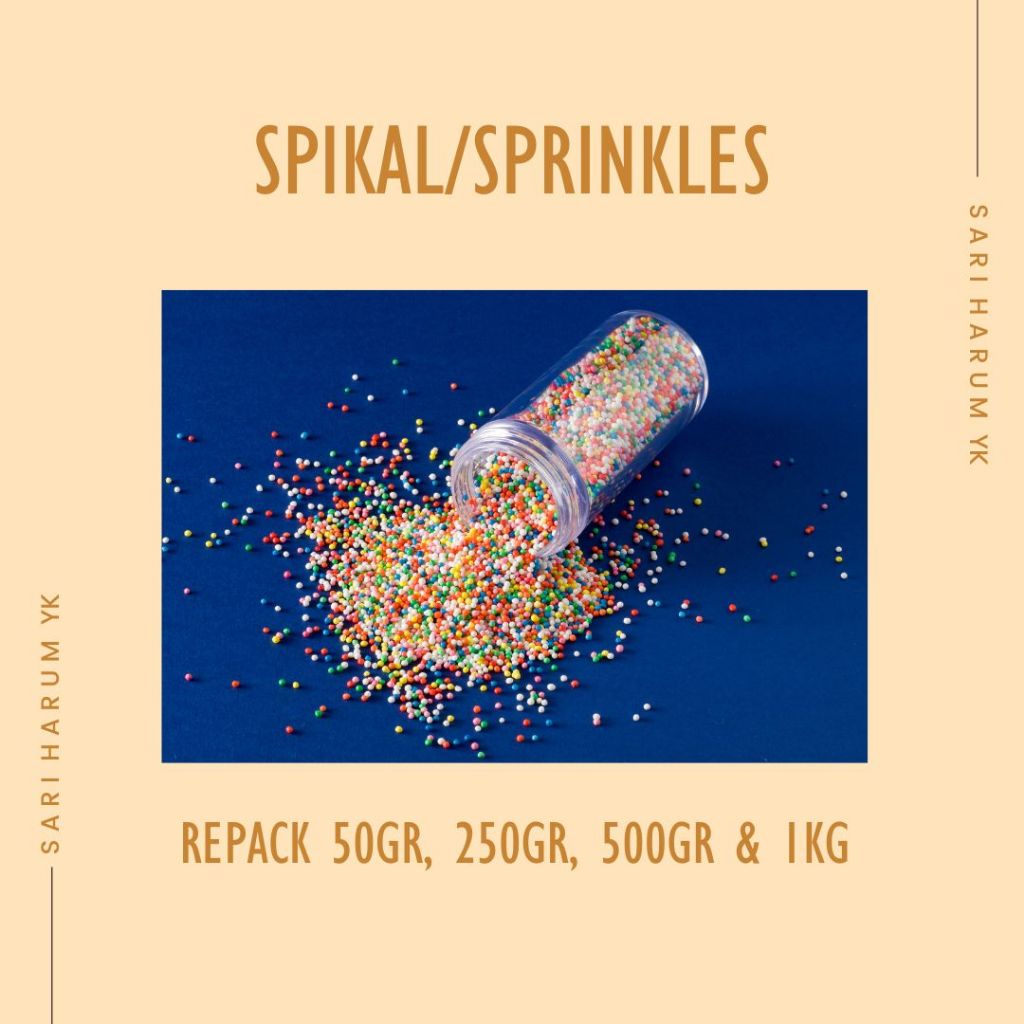 

Spikal/sprinkles | Hiasan manis untuk kue 250gr