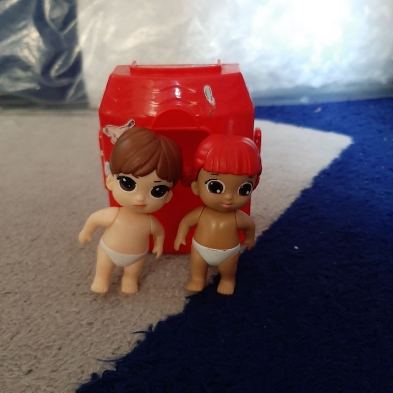 Mainan / figure dikoleksi bayi barbie mini rommie boo doll