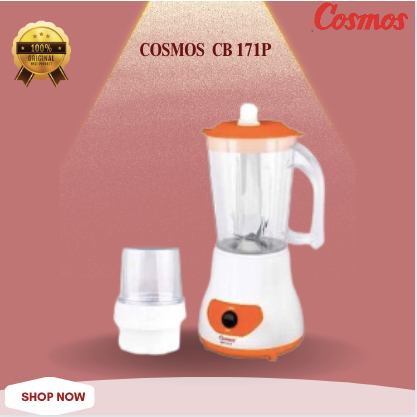 COSMOS BLENDER PLASTIK CB 171P BLENDER 1L ORIGINAL/CB171P/BERGARANSI RESMI COSMOS