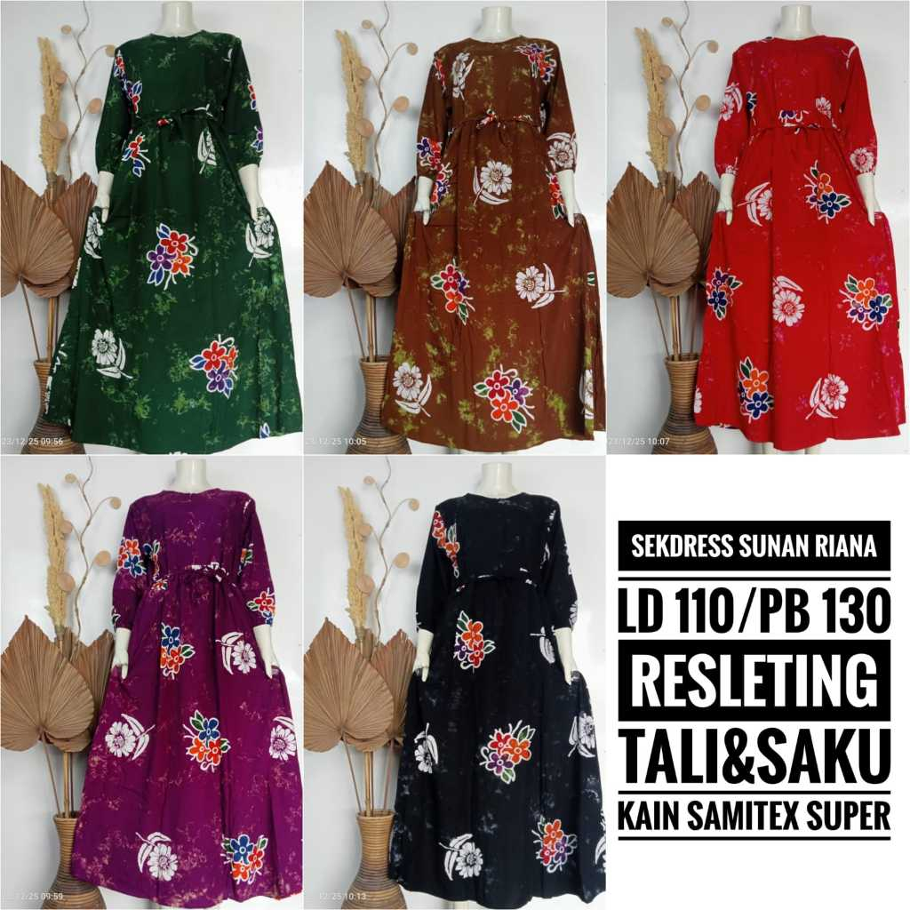 Sekdress Sunan Riana | Daster Terbaru Motif Sunan Batik Pekalongan Premium