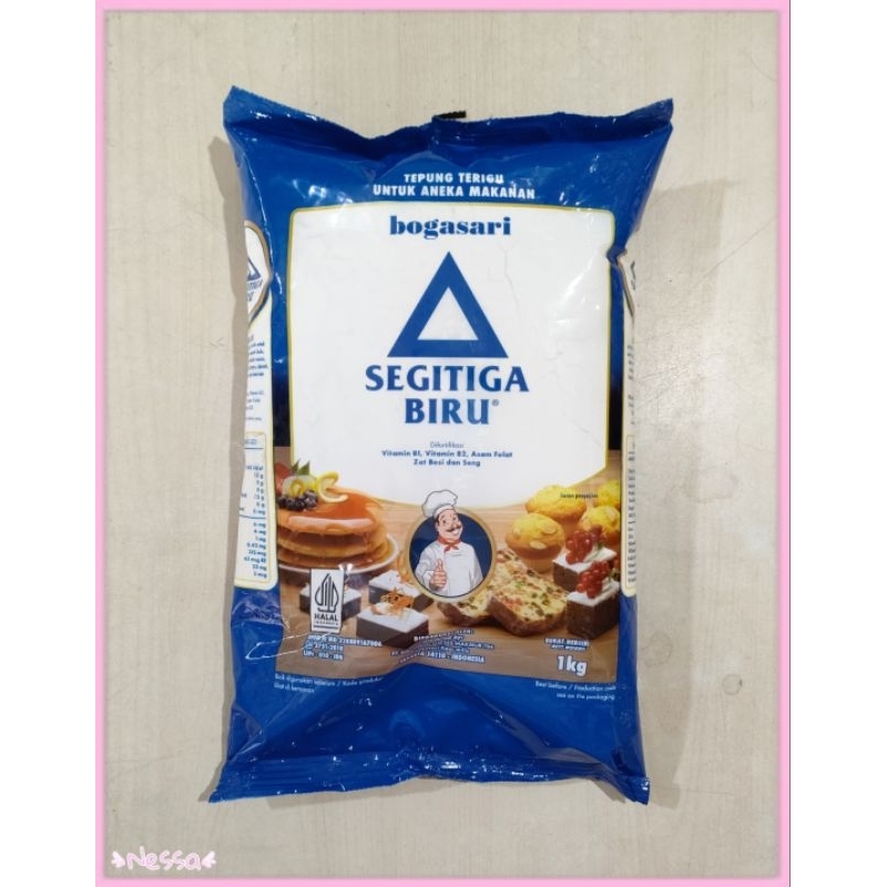 

Tepung Segitiga Biru Premium 1kg / Bogasari Terigu Segitiga Biru 1kg