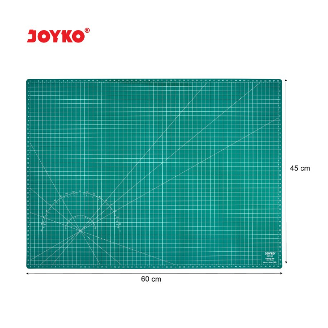 

Cutting Mat Alas Potong Joyko CM-A2 Ukuran A2 Warna Hijau Satuan