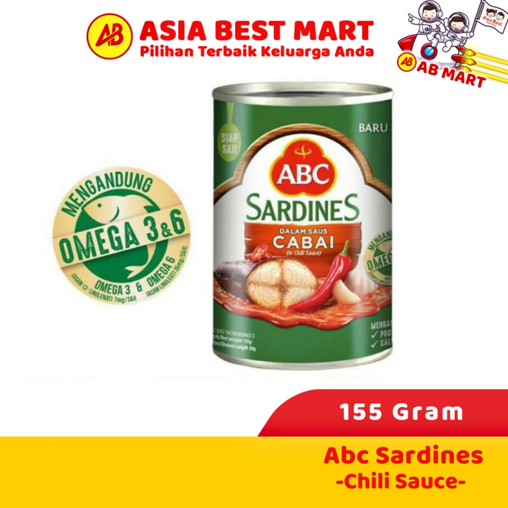 

Abc Sardines Chili Sauce 155 Gr Sarden Kaleng Saus Cabe Makanan Cepat Saji