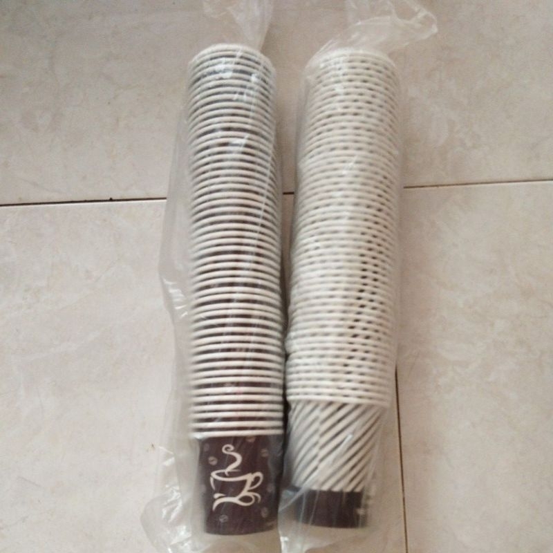 Gelas kopi kertas cup coffee kertas