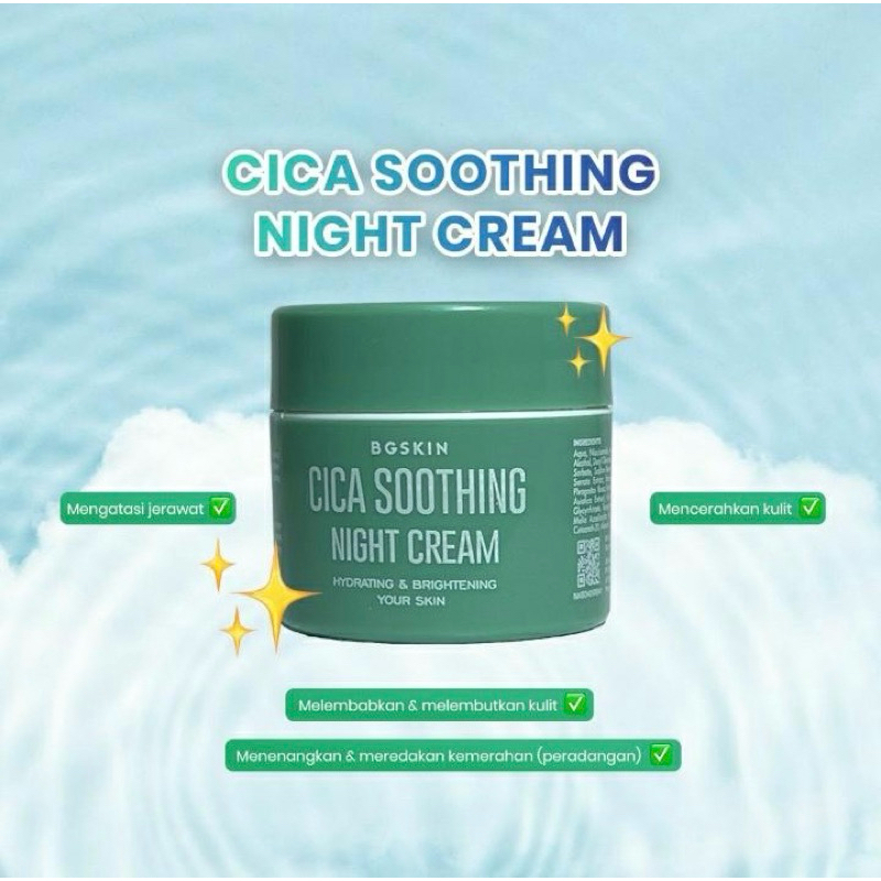 BG Skin CICA Acne Cream / Night Cica Acne