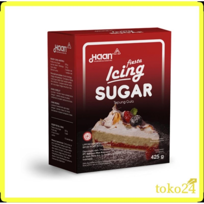 

Haan Fiesta Icing Sugar 425 gr