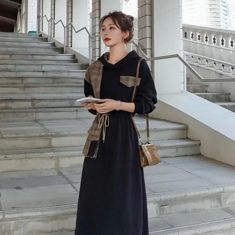 KKUMI KKUMI - Chloe Hoodie Dress