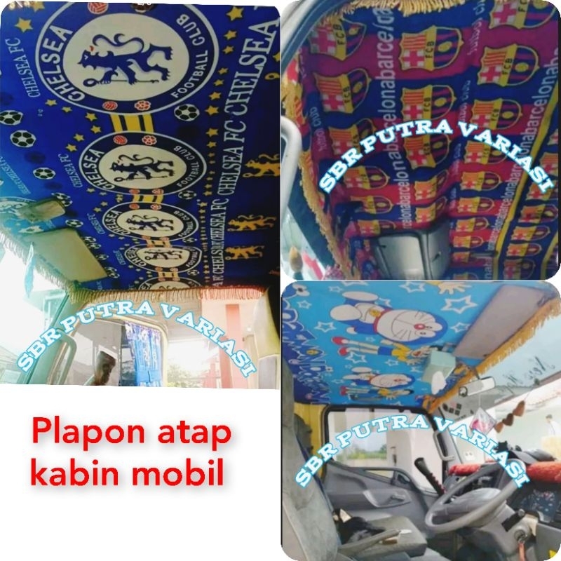 kain plafon atap kabin mobil Truk HINO Fuso/ Flapon mobil/variasi mobil/gorden mobil / plafon mobil