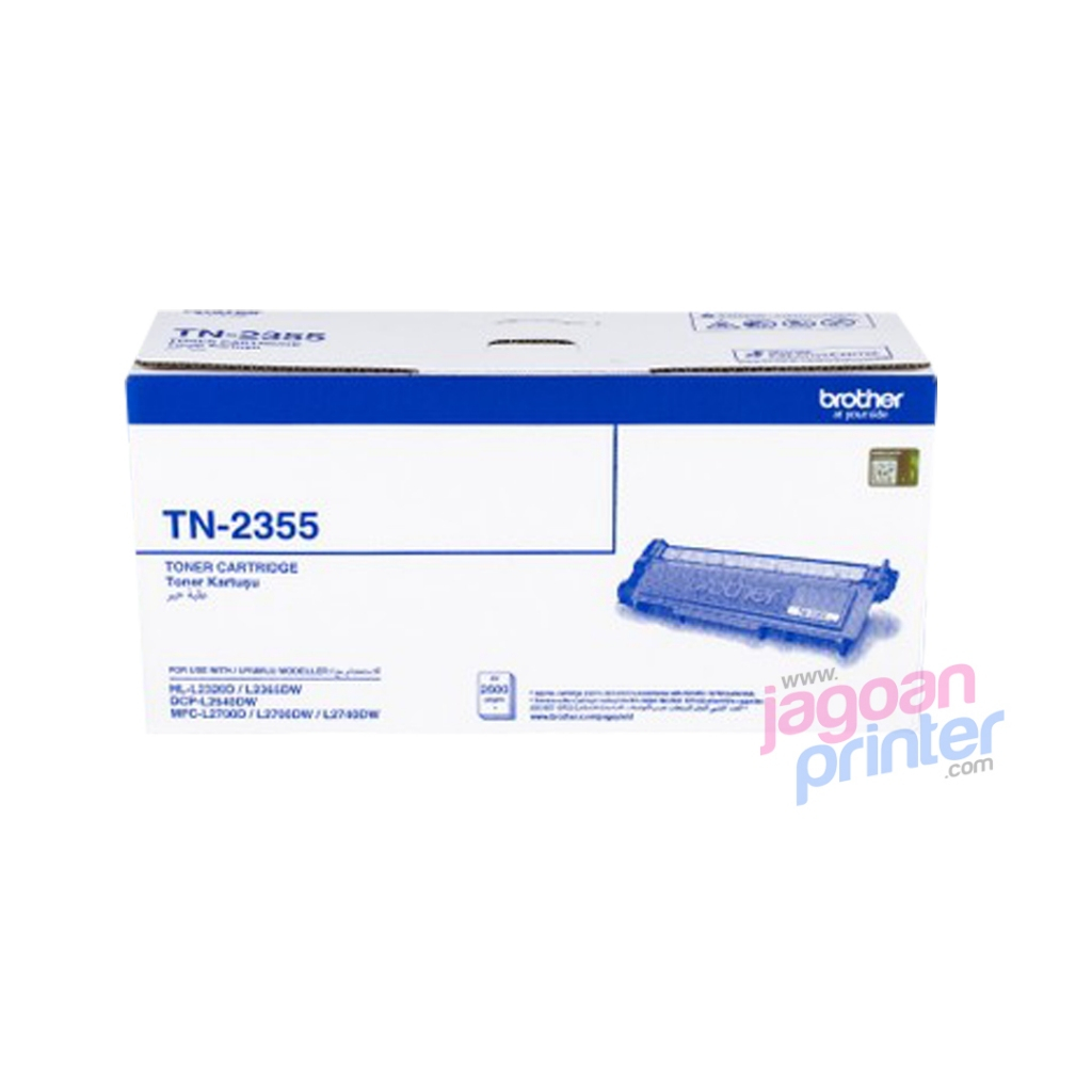 Toner Brother TN-2355 TN 2355 untuk printer brother MFC-L2700DW, MFC-L2740DW, and HL-L2365DW