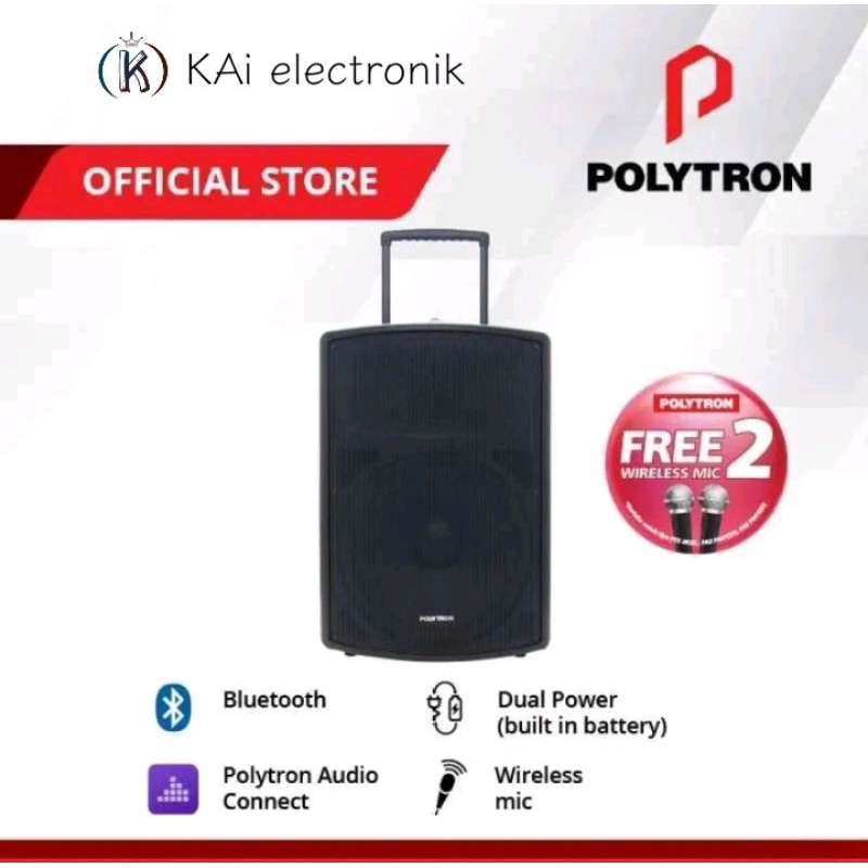 speaker portabel polytron paspro12f3