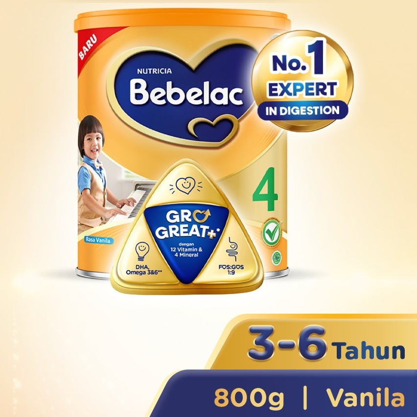 

Bisa COD !! Bebelac 4 Madu & Vanilla 800 Gram Susu Pertumbuhan & Perkembangan Anak