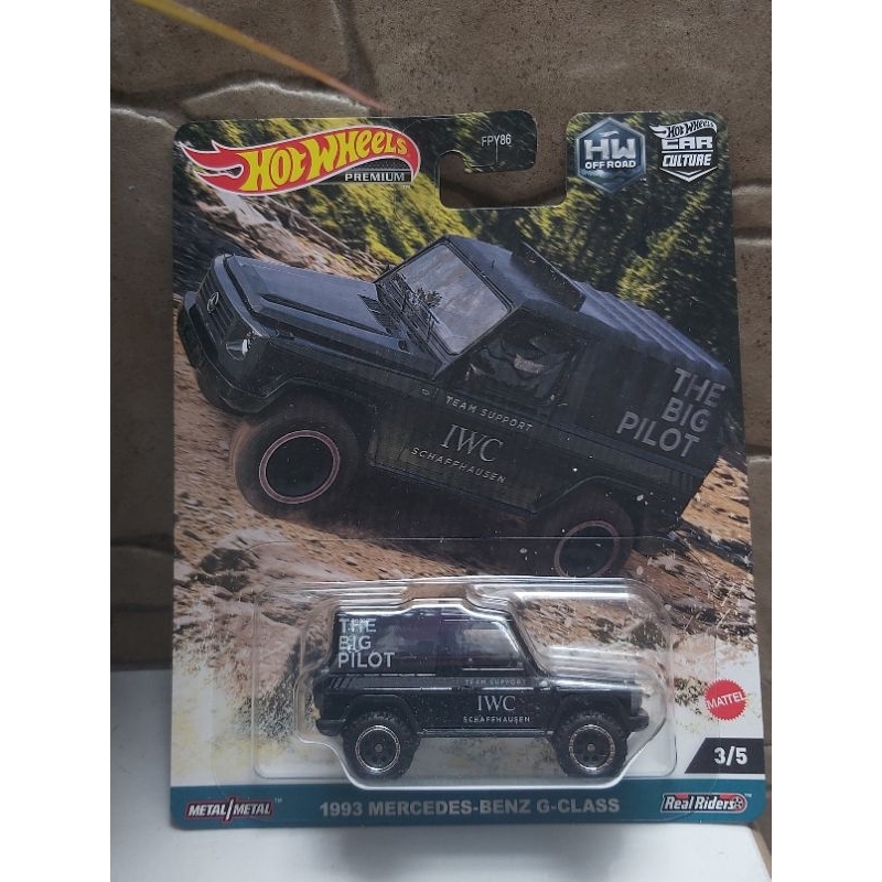 Hotwheels Premium 1993 Mercedes-Benz G Class (black) Culture Off Road