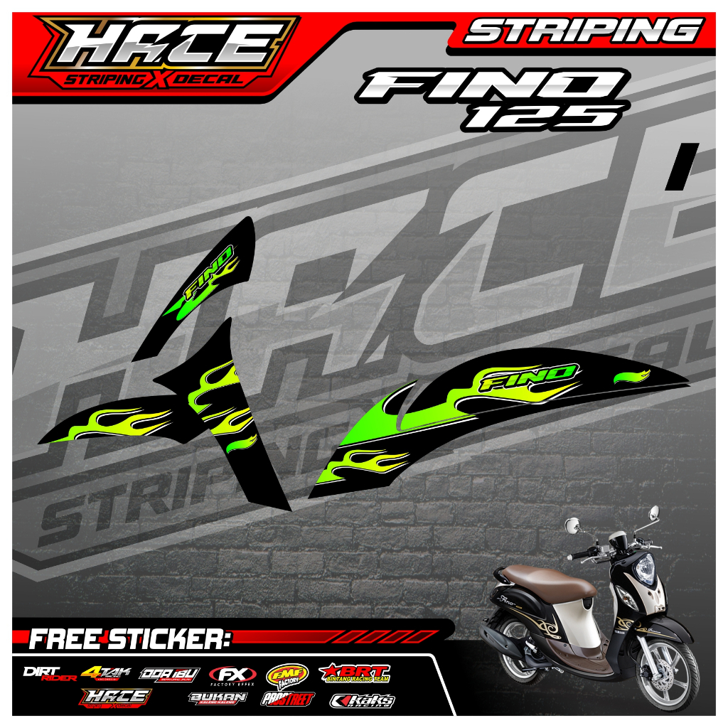 19 STRIPING FINO 125 - STRIPING FINO 125 PREMIUM FIRE