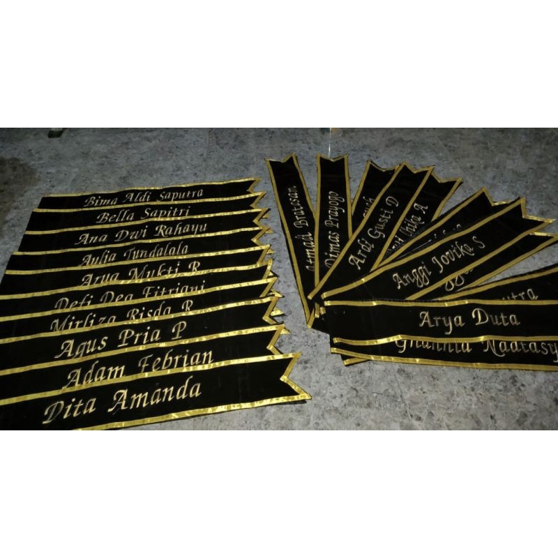 SELEMPANG WISUDA BLUDRU BORDIR