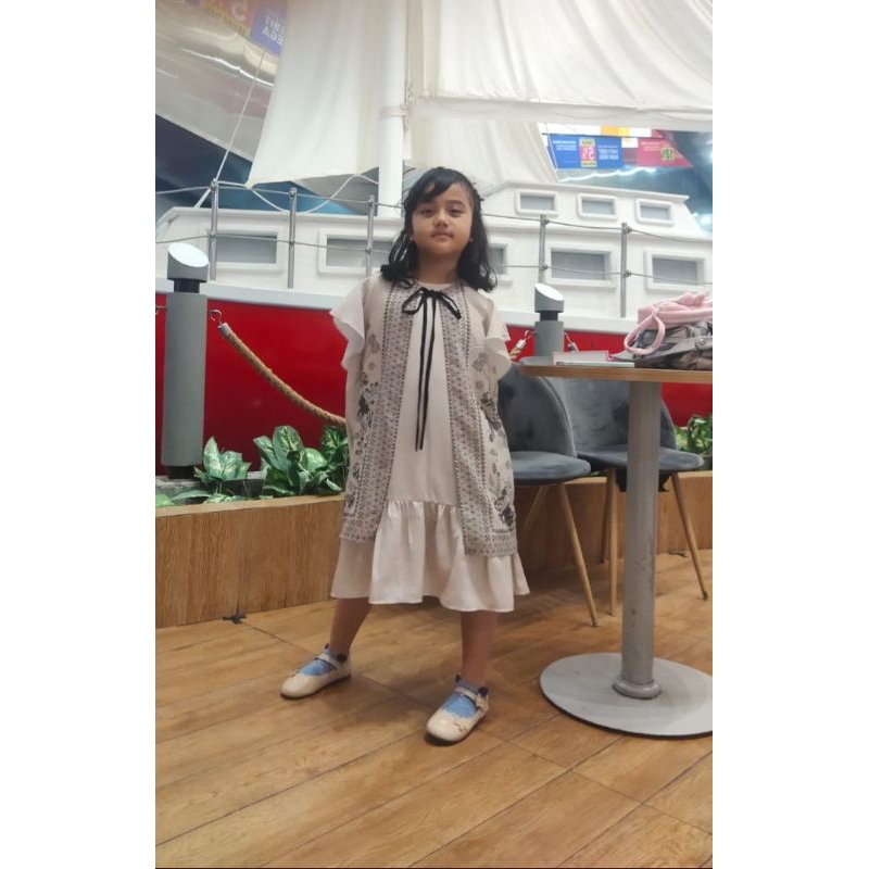 Aleza kids | Reiko dress | midi deess | deess anak | Raya series 2024| Ready to stock 2 6 8 10
