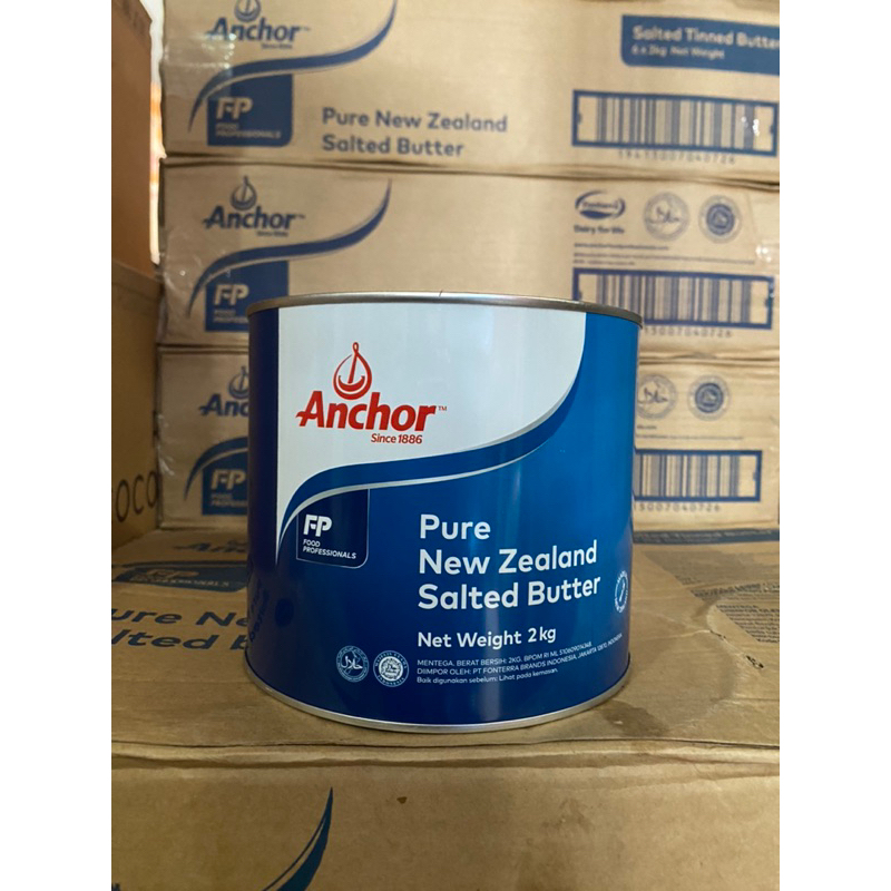 

ANCHOR SALTED BUTTER 2KG ANCHOR TIN BUTTER
