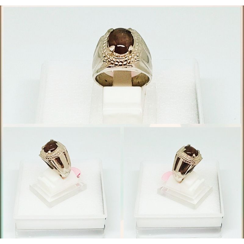 Cincin Batu Natural Cats Eye