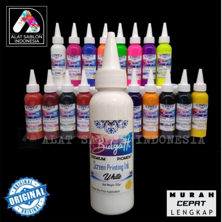 

BIANG WARNA SABLON PUTIH PIGMEN WHITE BULGATTI 1KG