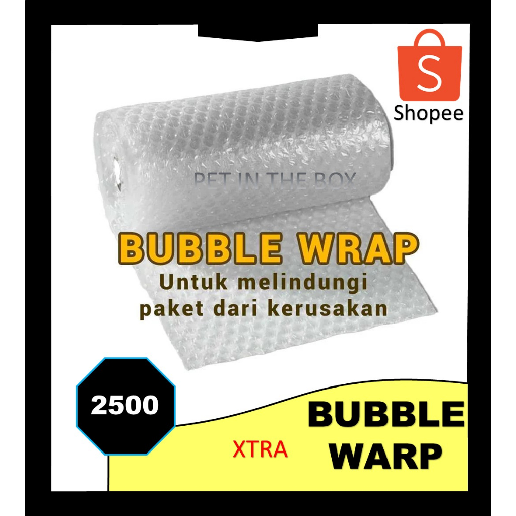 

Tambahan packaging EXTRA BUBBLES