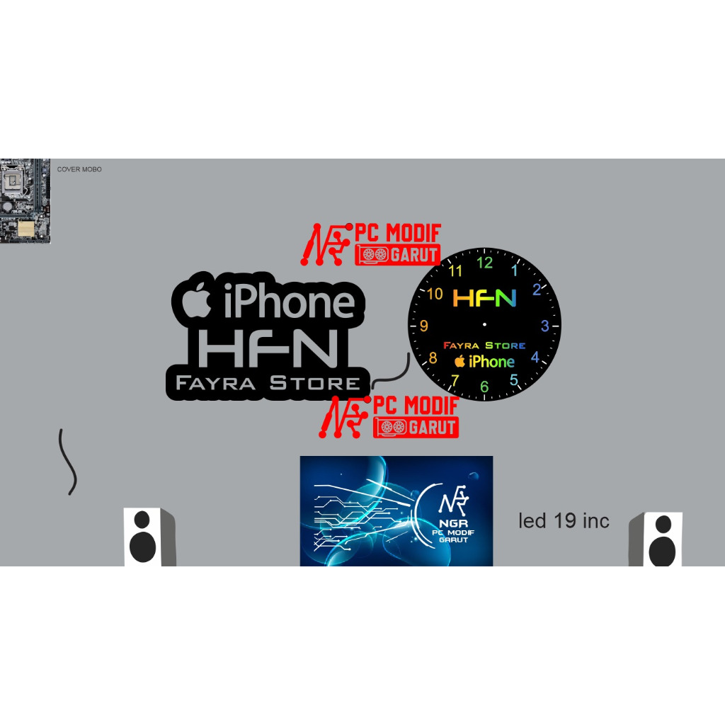 PAKET MODIF PLATE RGB CUSTOM GAMING PC ARGB SYNC