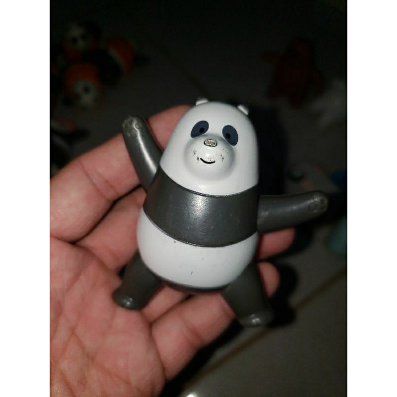 ACTION FIGURE WEBAREBARE WBB BERUANG BEARS BLASTER HITAM PUTIH BLACK WHITE JUALAN MAINAN BEKAS SECON