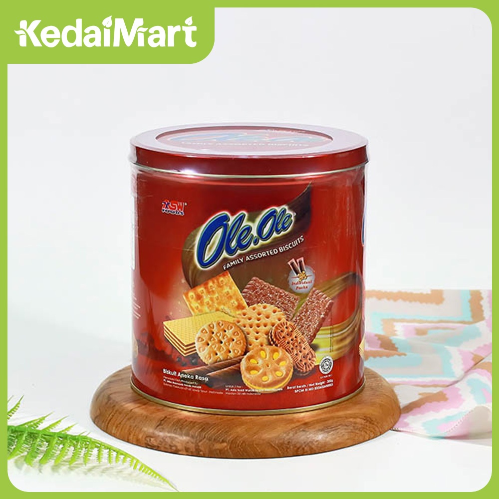 

Ole Ole Assorted Biscuit Bulat Kaleng 300 Gram