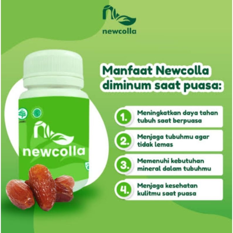Newcolla Collagen Original Herbal Obat Pemutih Wajah Dan Penghilang Flek Hitam Ampuh