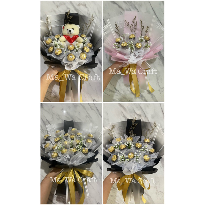 

Buket coklat ferrero l bouqet ferrero l gift l coklat premium l ferrero rocher