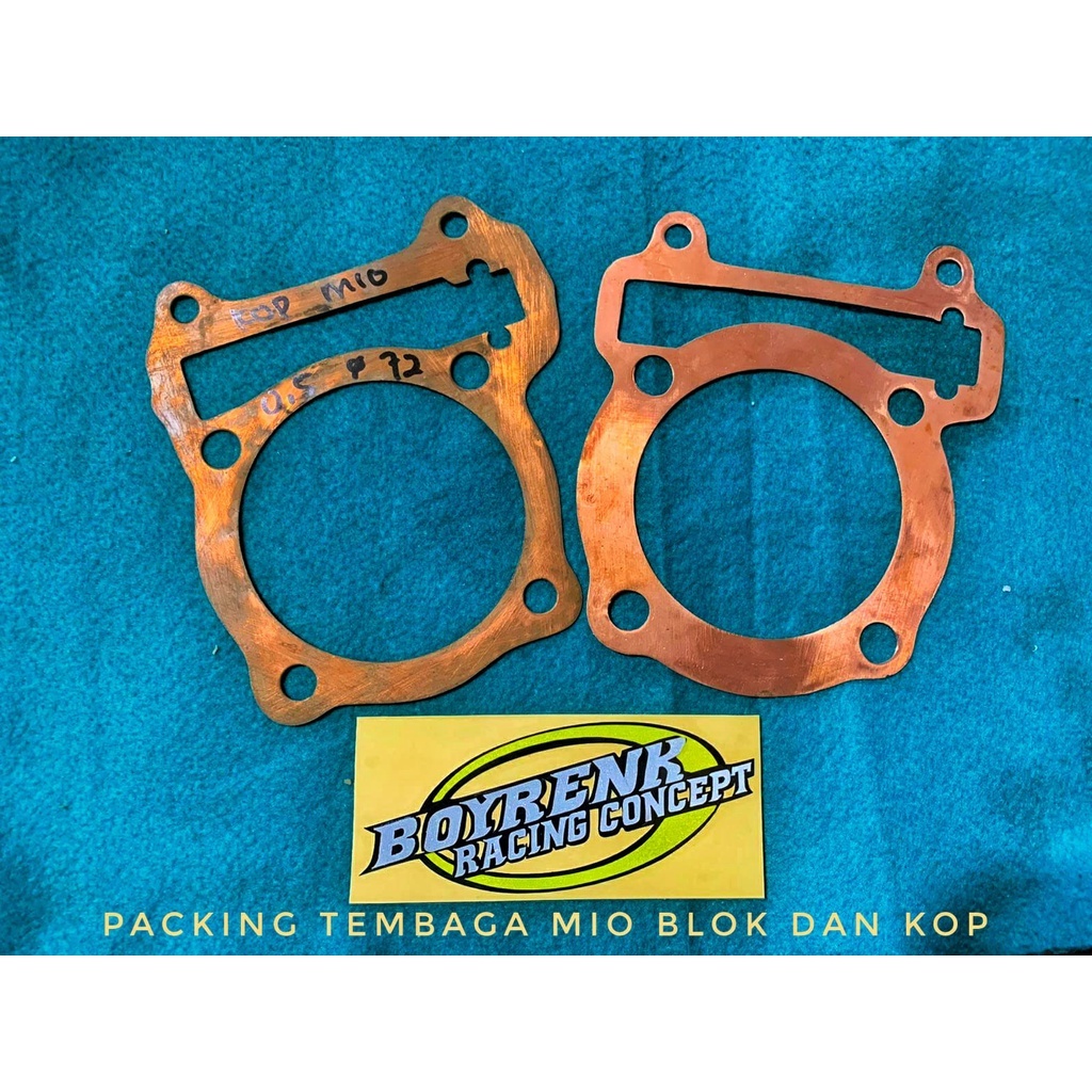 PACKING PAKING HEAD|ATAS-BLOK|BAWAH MIO SPORTY TEMBAGA-BOYRENK RACING CONCEPT