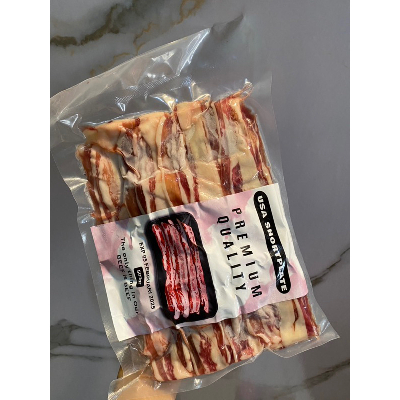 

USA SHORTPLATE PREMIUM 500Gram ( Beef Slice )