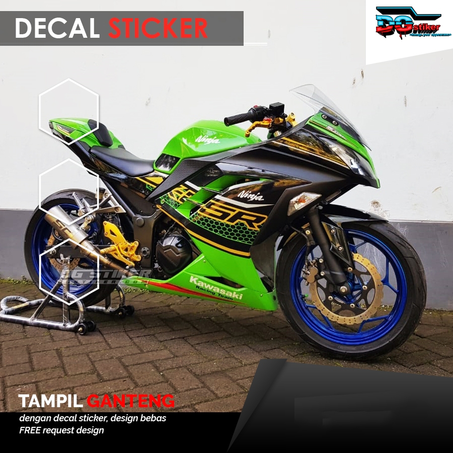 Decal Ninja 250 FI Full Body Decal Sticker Ninja 250 FI KRT Decal Striping Ninja 250 FI Terbaru