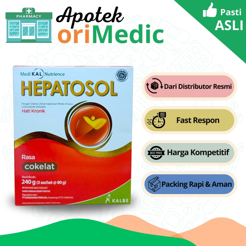 

Hepatosol Cokelat 240gr