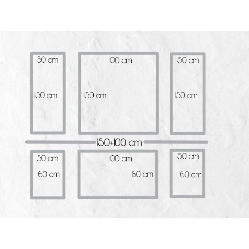 Lis moulding PVC paket dinding 3x2,5 meter