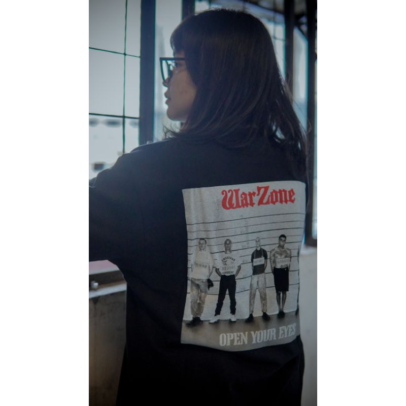 Tshirt WARZONE "OPEN YOUR EYES"Band Old Scholl Hardcore //Brand New //Store :Youth Store