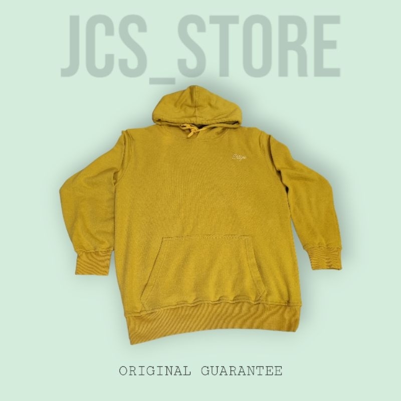 ERIGO HOODIE SMALL LOGO MUSTARD