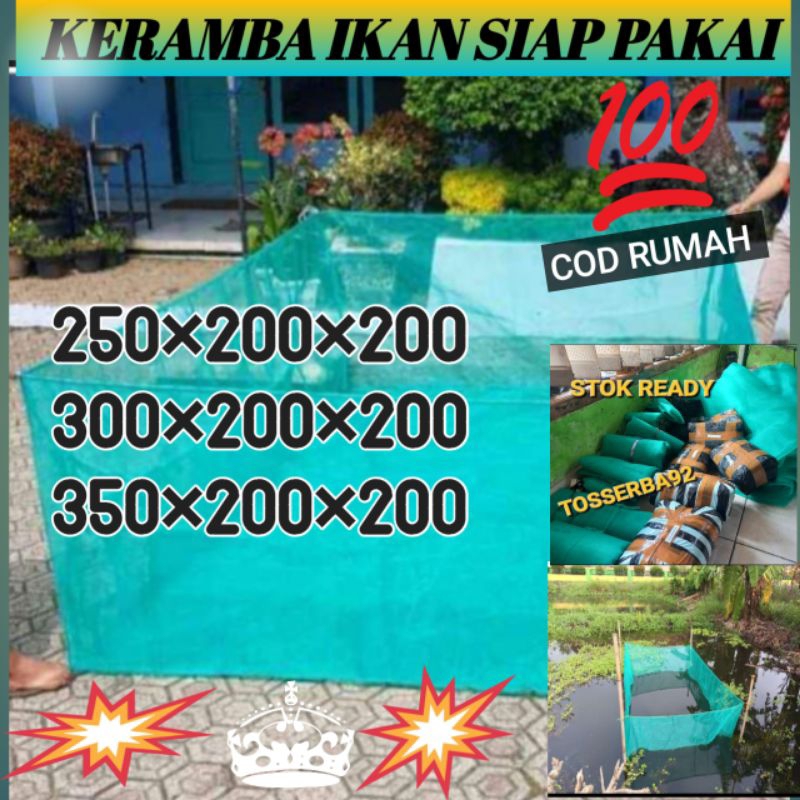 Keramba Ikan hapa ikan Siap Pakai