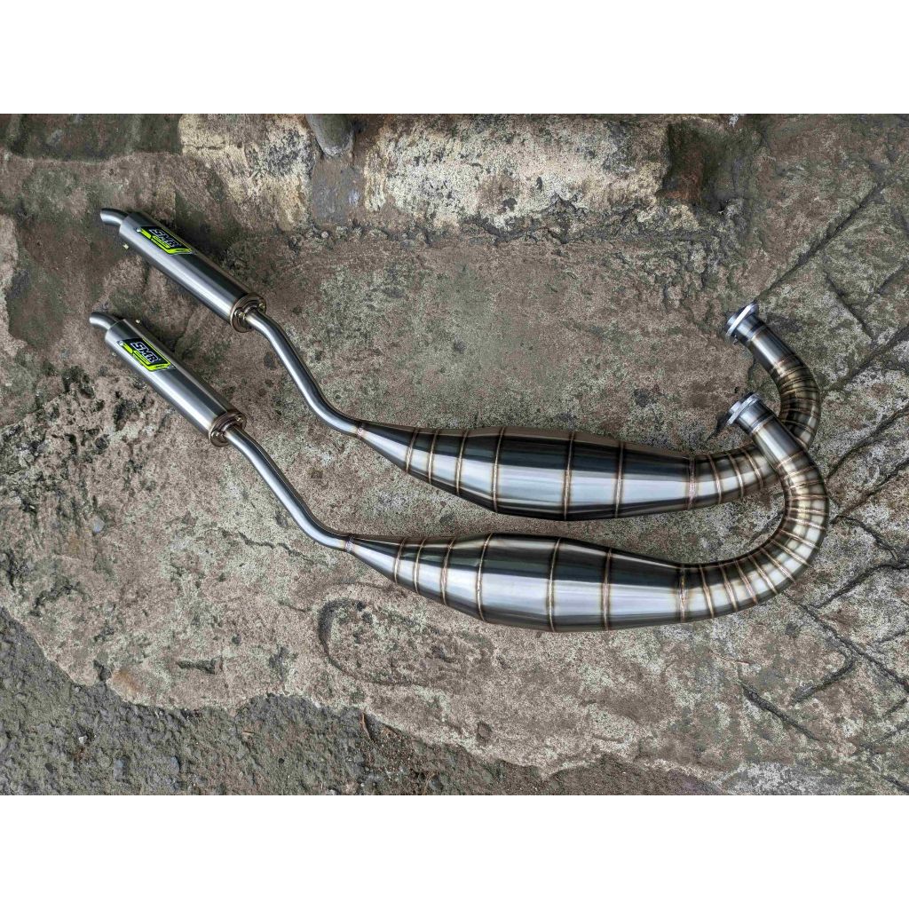 Knalpot Ninja RR Cobra SMR Jogja Stainless - Leher Cacing