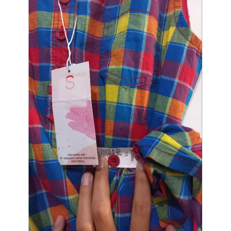 Kemeja anak Exit girls