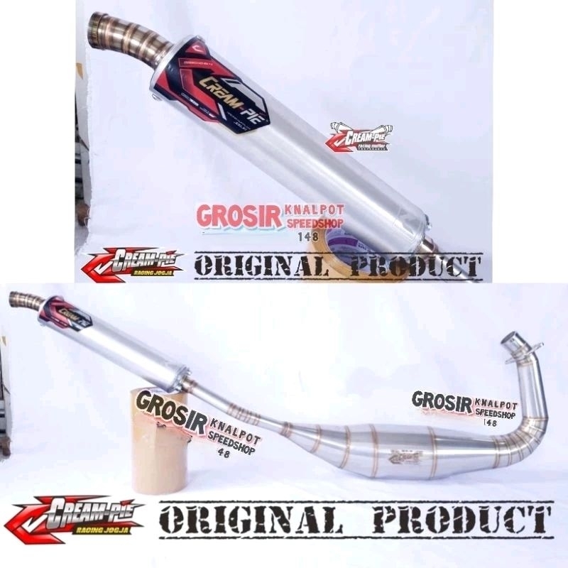 Knalpot Creampie NS2 NS 2 leher L Stainles ORIGINAL Jogja Yogyakarta kawasaki Ninja R RR ss KR KRR Z