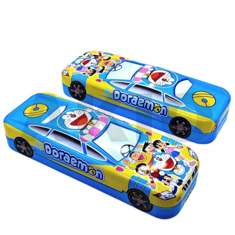 

Tempat Pensil Anak Karakter DORAEMON NOBITA 2 Susun Mobil Kaleng Besi Murah K-725