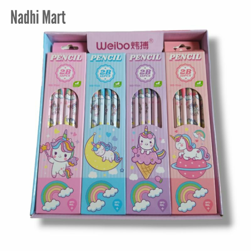 

PENSIL 2B WB-9566 UNICORN / PENSIL ANAK 2B
