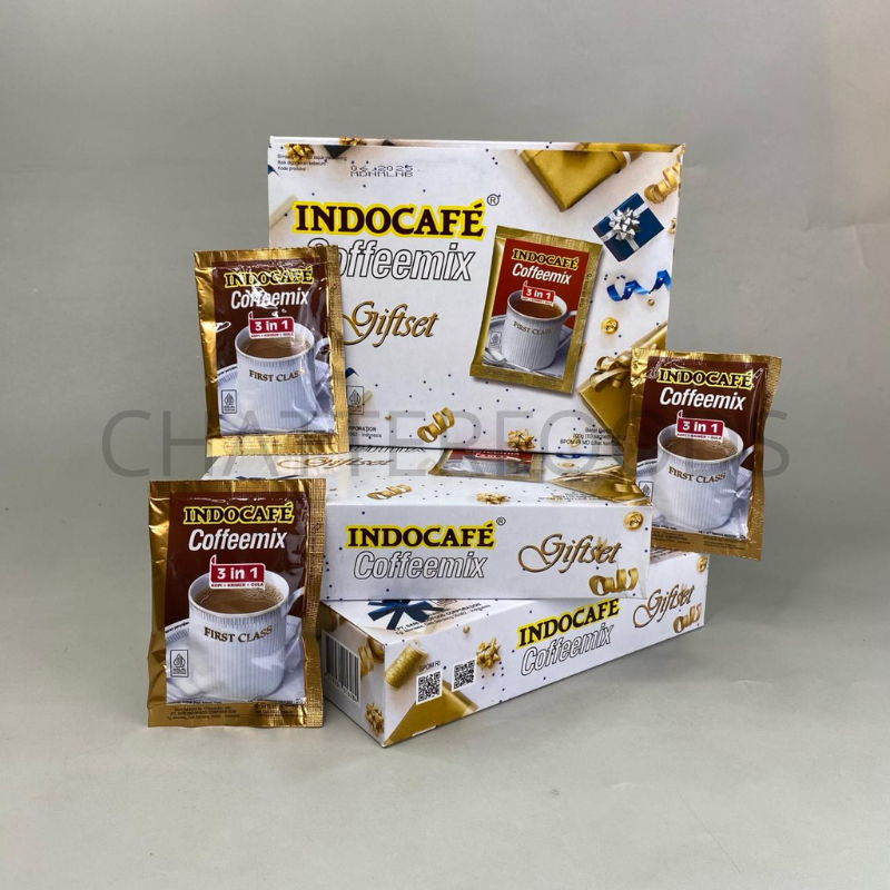 

Indocafe Coffeemix Giftset 1 Kotak 10S x 20Gr / Kopi Instant / Kopi Mix Instant